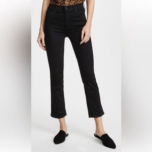 MOTHER The Insider Crop Jeans, Not Guilty (Black), Size 23